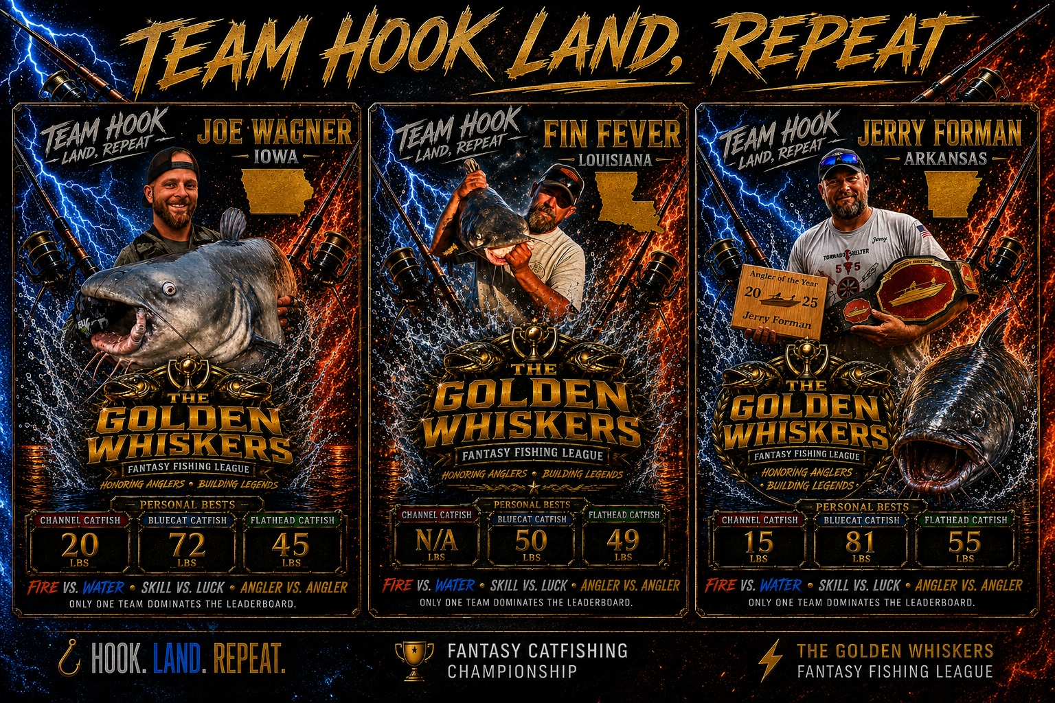 Team Hook Land Repeat card art