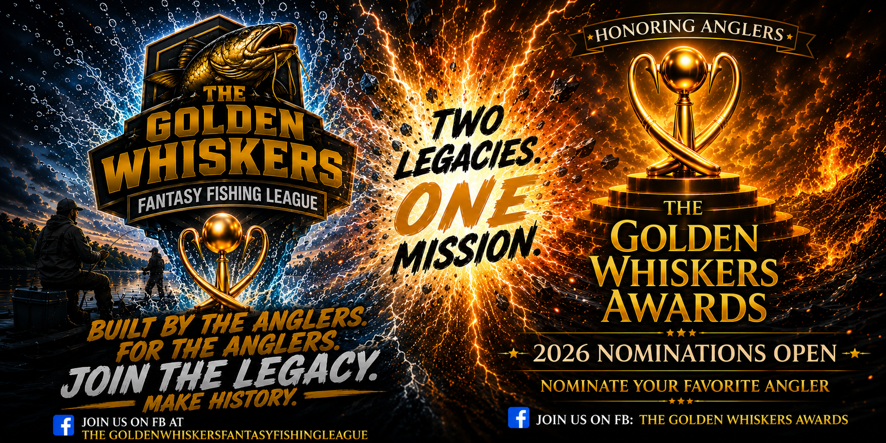 The Golden Whiskers Fantasy Fishing League — built by the anglers, for the anglers